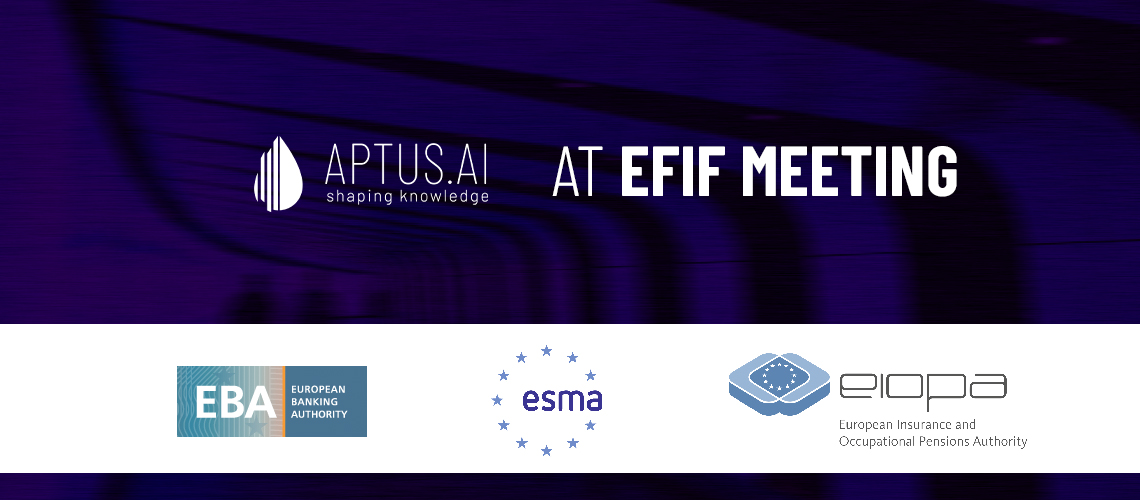 Le norme machine-readable di Aptus.AI presentate all’European Forum for Innovation Facilitators (EFIF)