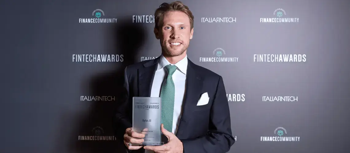 Aptus.AI is the “Innovation of the Year” at the Fintech Awards 2024
